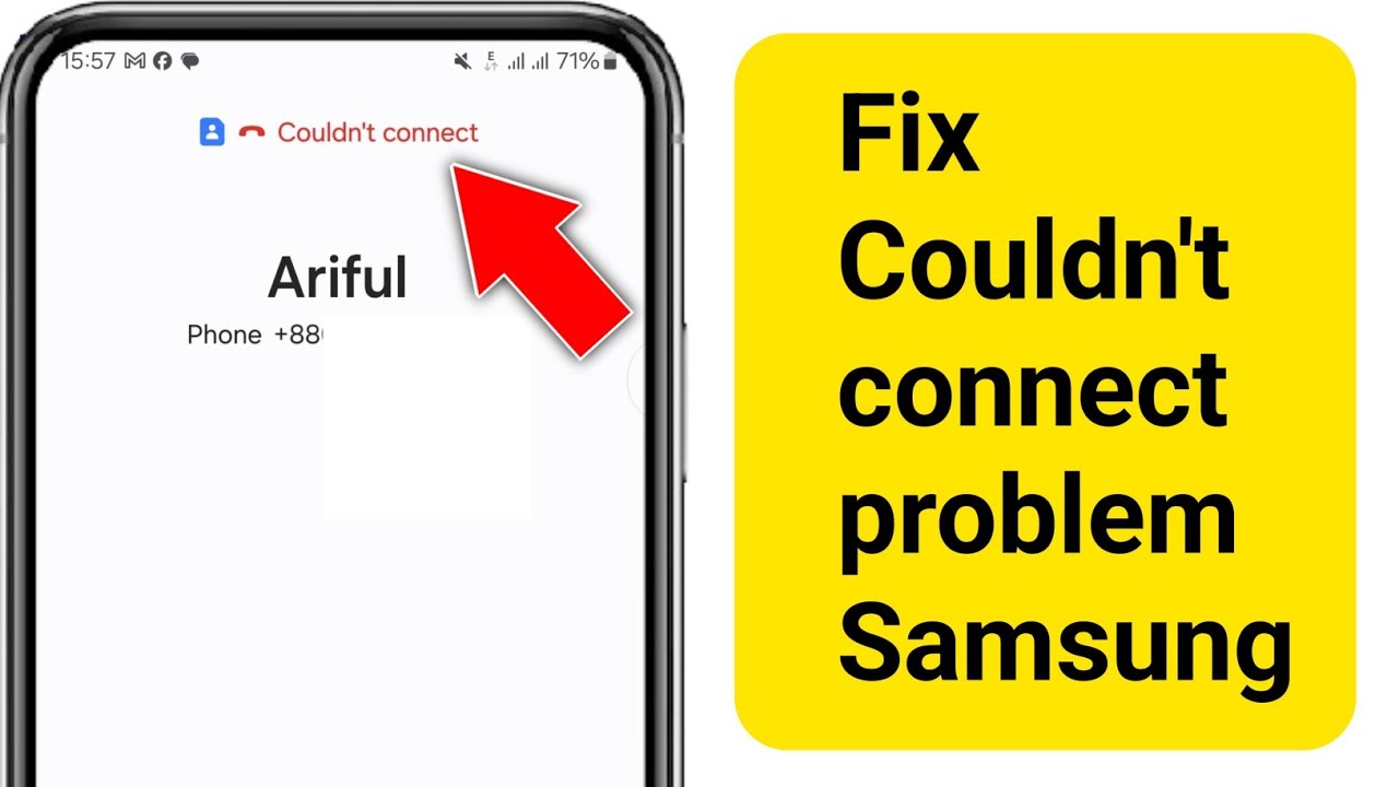 Fix Couldn't connect call problem in Samsung 2025 || Couldn't Connect Call in Samsung