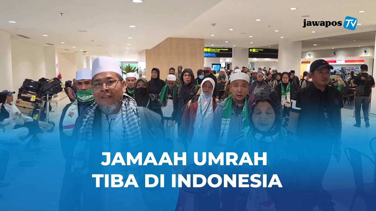 Ratusan Jamaah Umrah Tiba di RI di Tengah Penutupan Ruang Udara Timur Tengah