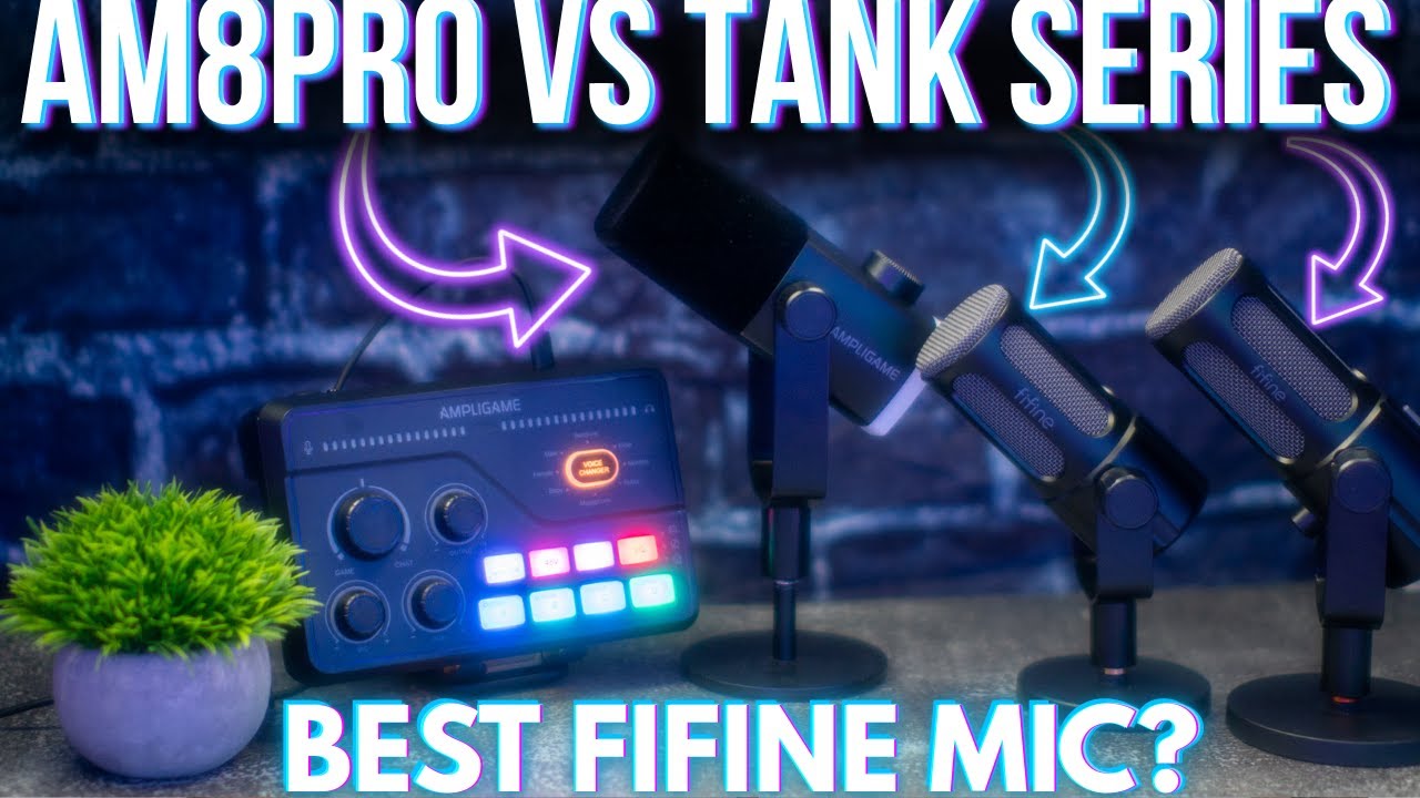 FIFINE AM8 Pro против TANK1 против TANK3 против TANK6 – Какой микрофон стоит купить в 2026 году?