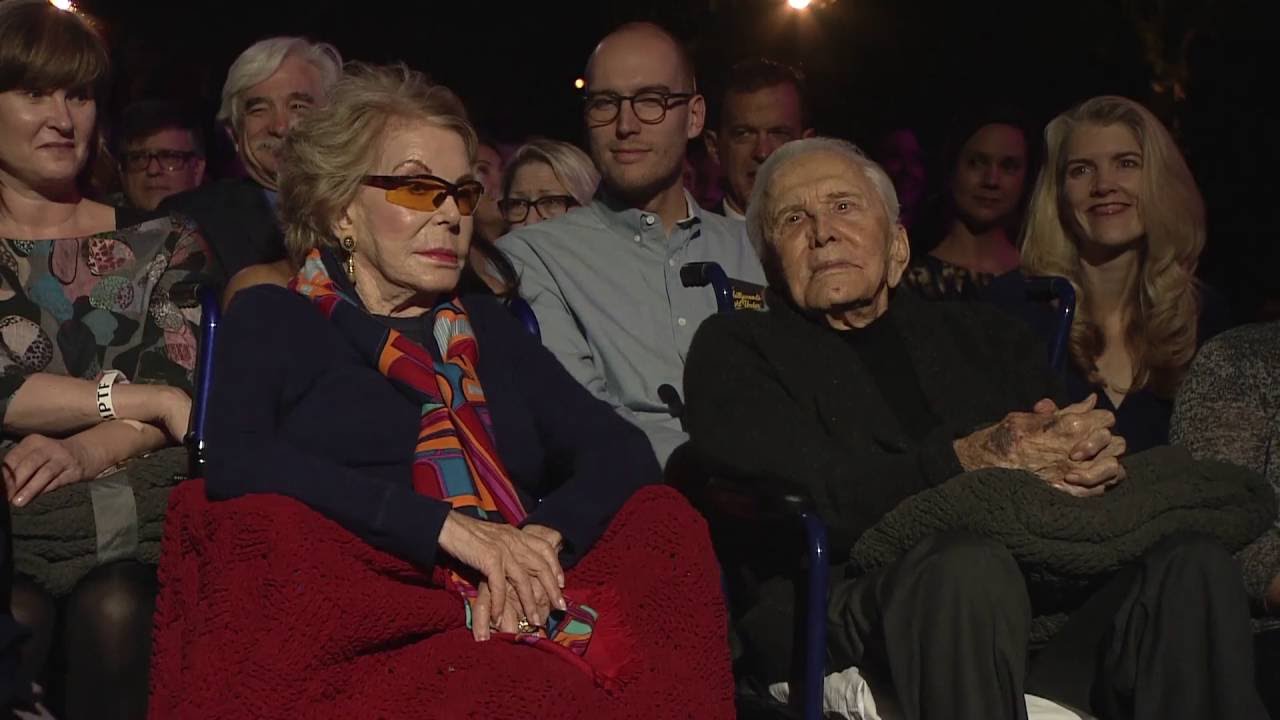 Michael Douglas Honors Kirk Douglas at MPTF's 95th