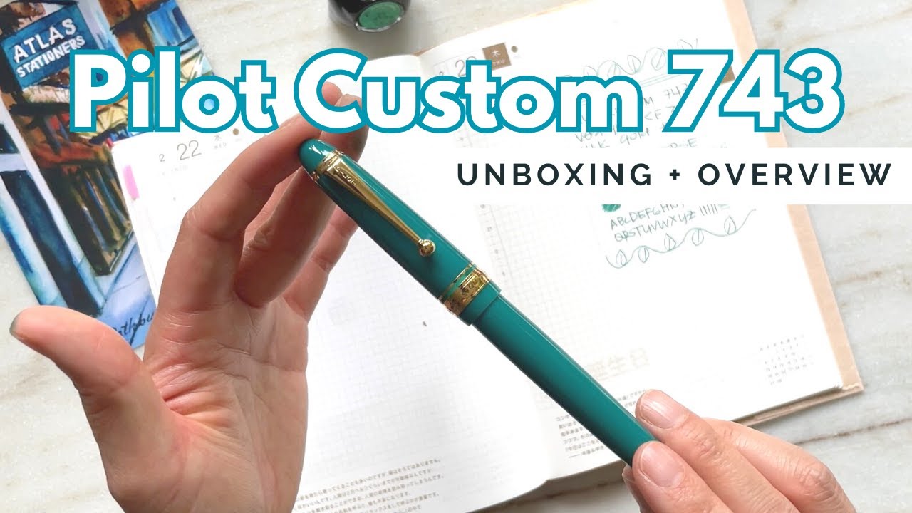 У меня новая ручка! 🖋️ Pilot Custom 743 | Распаковка + сравнение с Custom 823