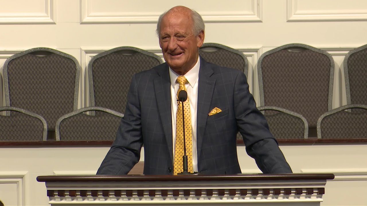 Dr. Jack Trieber preaching 