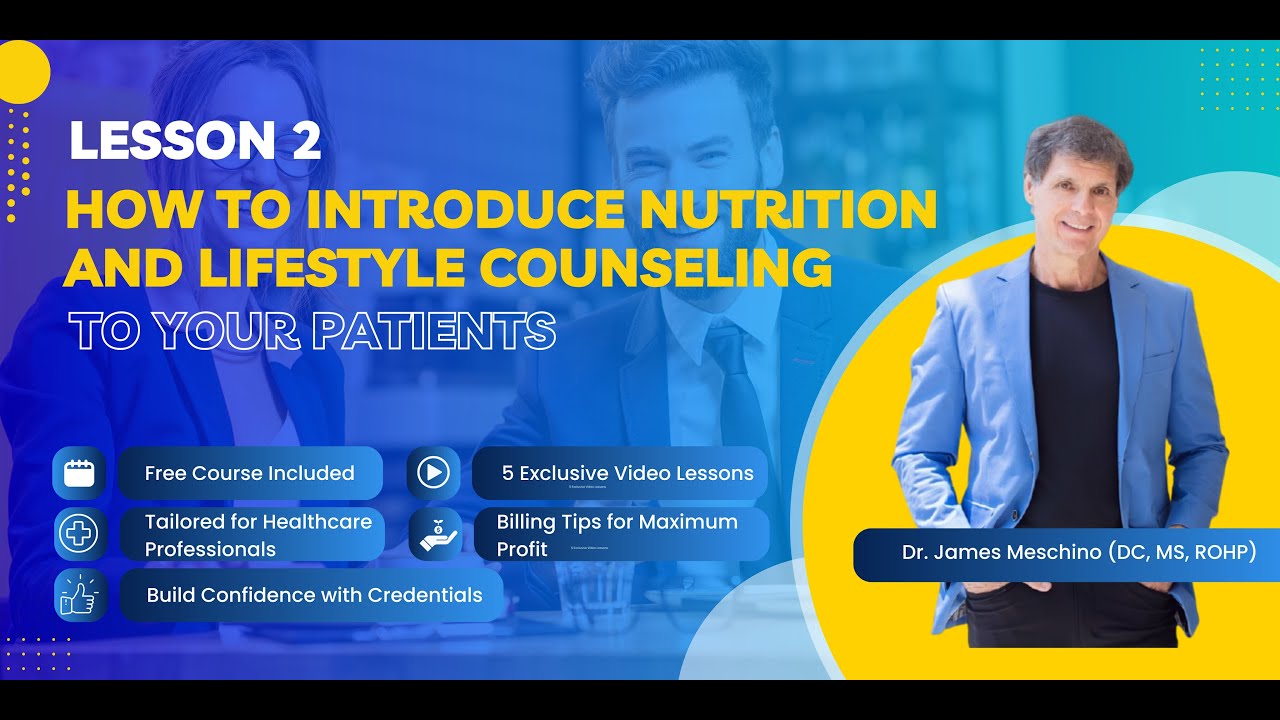 Introducing Nutrition & Lifestyle Counseling to Your Patients | Lesson 2 | GIM-Academy