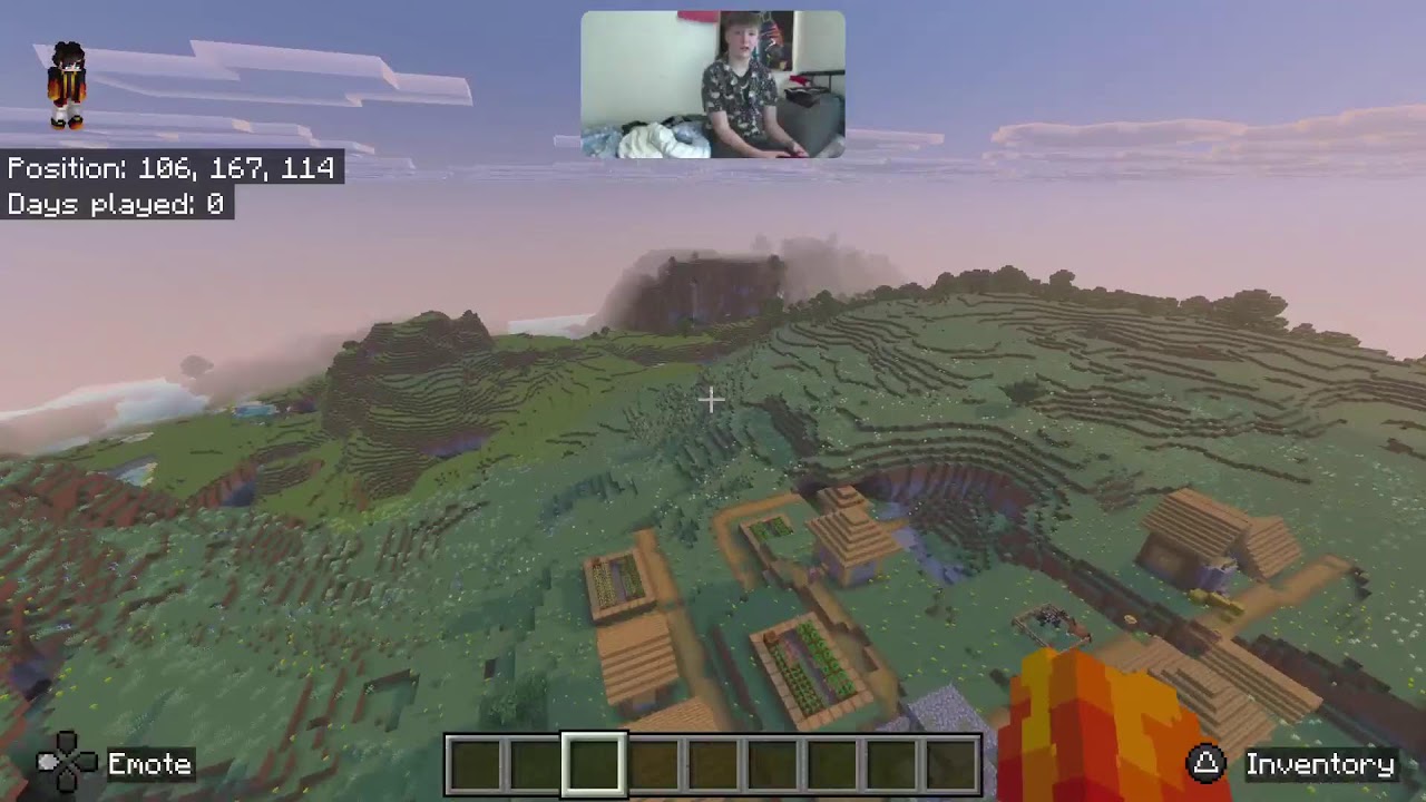 Ehh..just chilling and playing Playin Minecraft HARDCORE