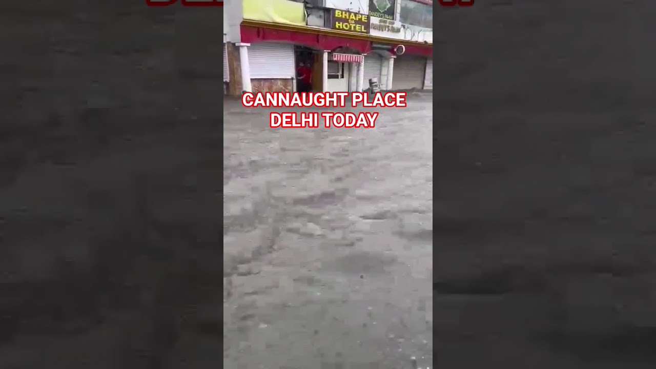 HEAVY RAIN IN DELHI TODAY