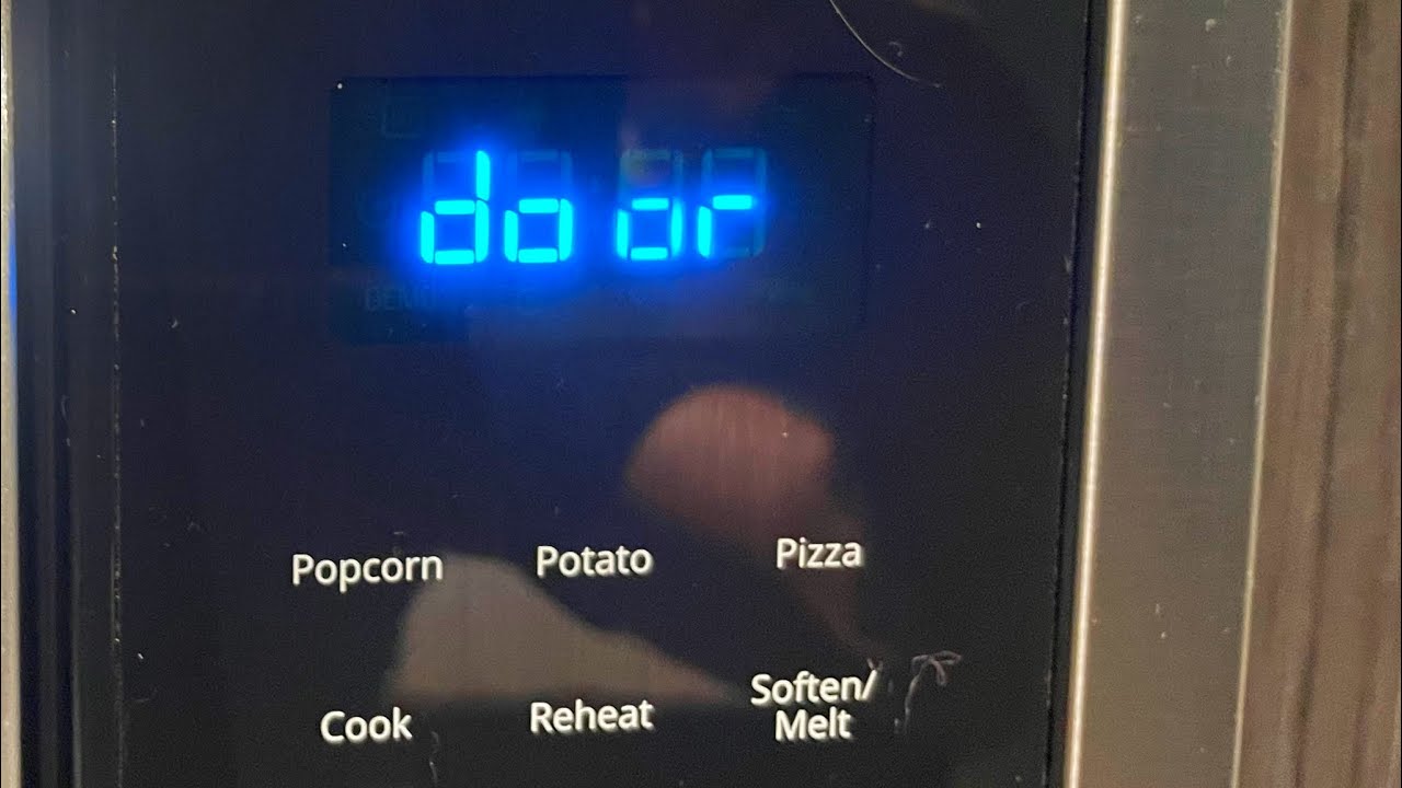 Microwave Says Door and Won't Start