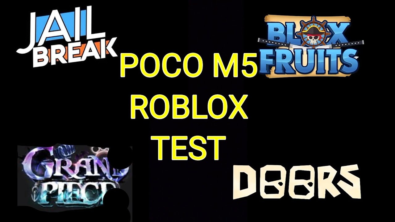 POCO M5 NO ROBLOX (GAMING TEST)