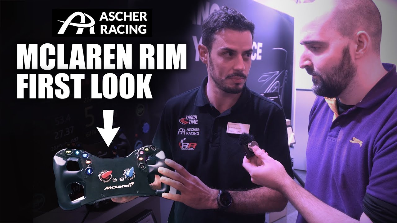 Ascher Racings REAL Mclaren Wheel For SimRacers !