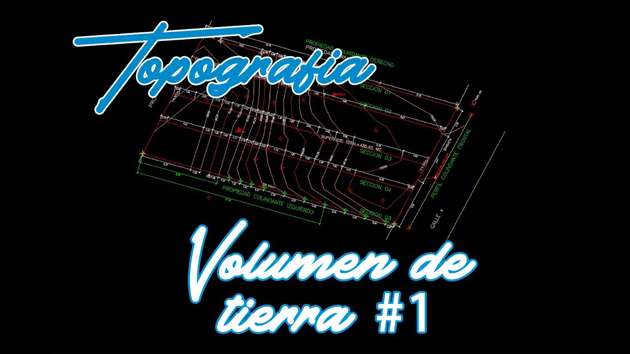 parte #01 Ejercicio volúmenes de corte y terraplén paso a paso/ secciones transversales / Topografía