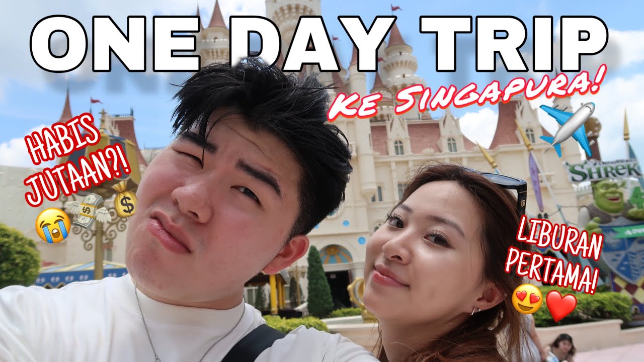 PULANG PERGI SINGAPUR DALAM SEHARI?! Rico habis jutaan😭 | VLOG PERTAMA Enrico & Virly