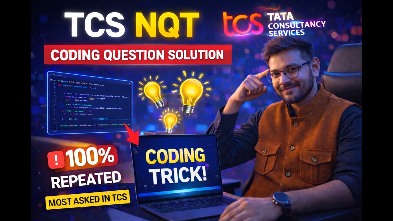 Top 1 Difficult Coding Question in TCS NQT | Full Trick Explained | You’ll Crack TCS NQT Enginearg