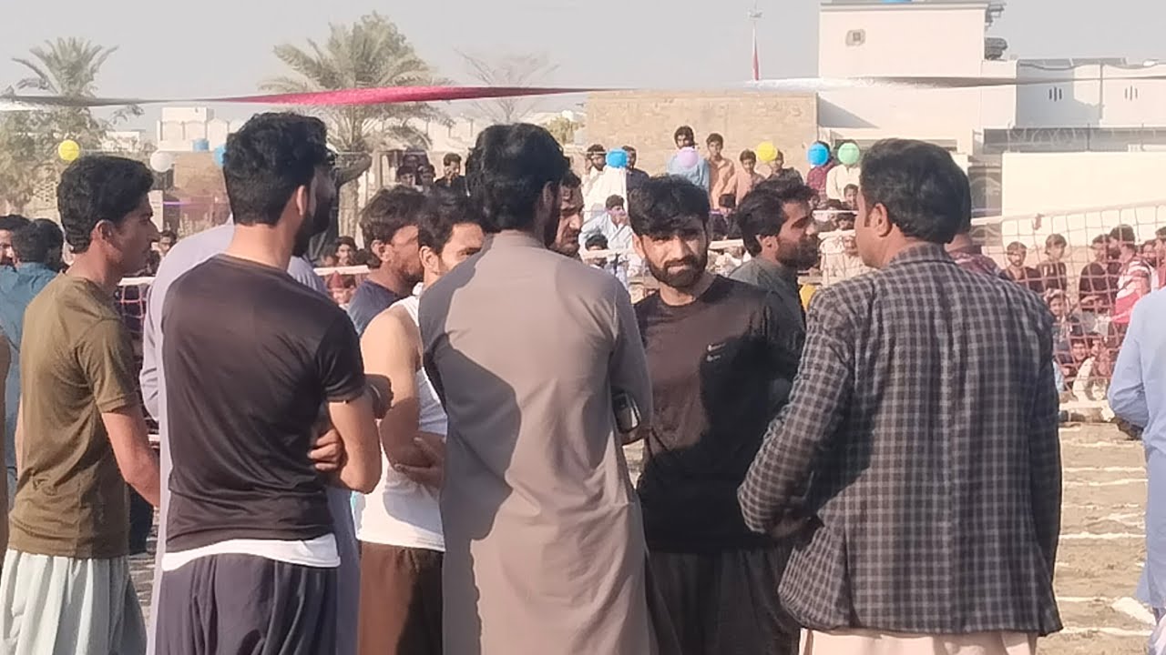 All Pakistan Volleyball Match Bamqan Klasra Gerund Layyah. Tariq Jalbani Club Vs Layyah Club