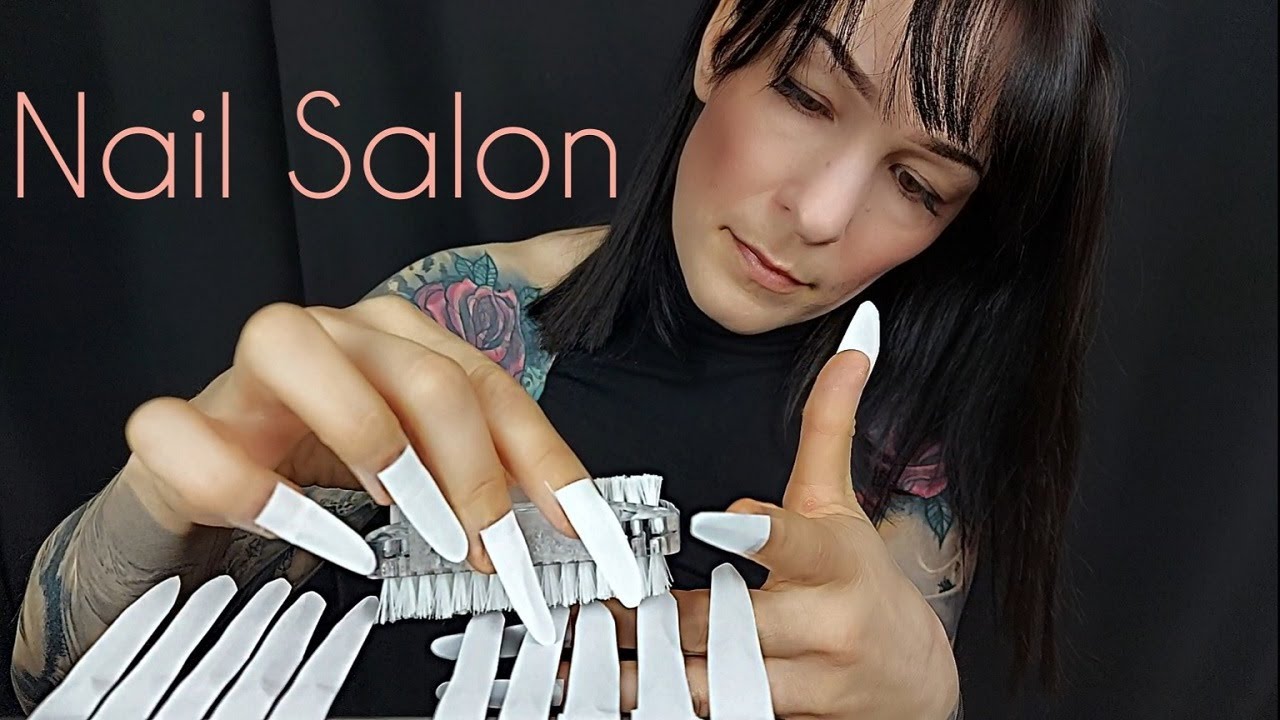 ASMR * Paper Nail Salon *