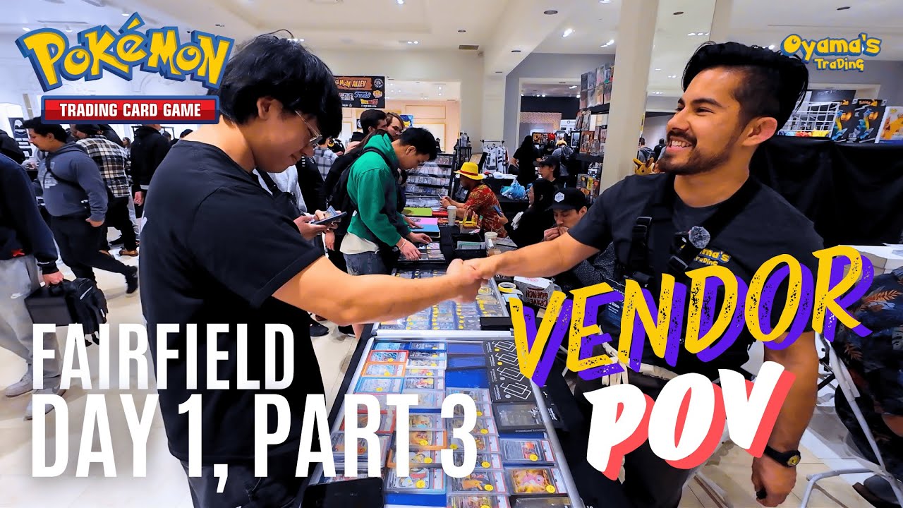 WHY ARE SINGLES SO HOT? | Fairfield Card Show Day 1 Part 3 | #pokemon #cardshow #vendor #buyer #POV