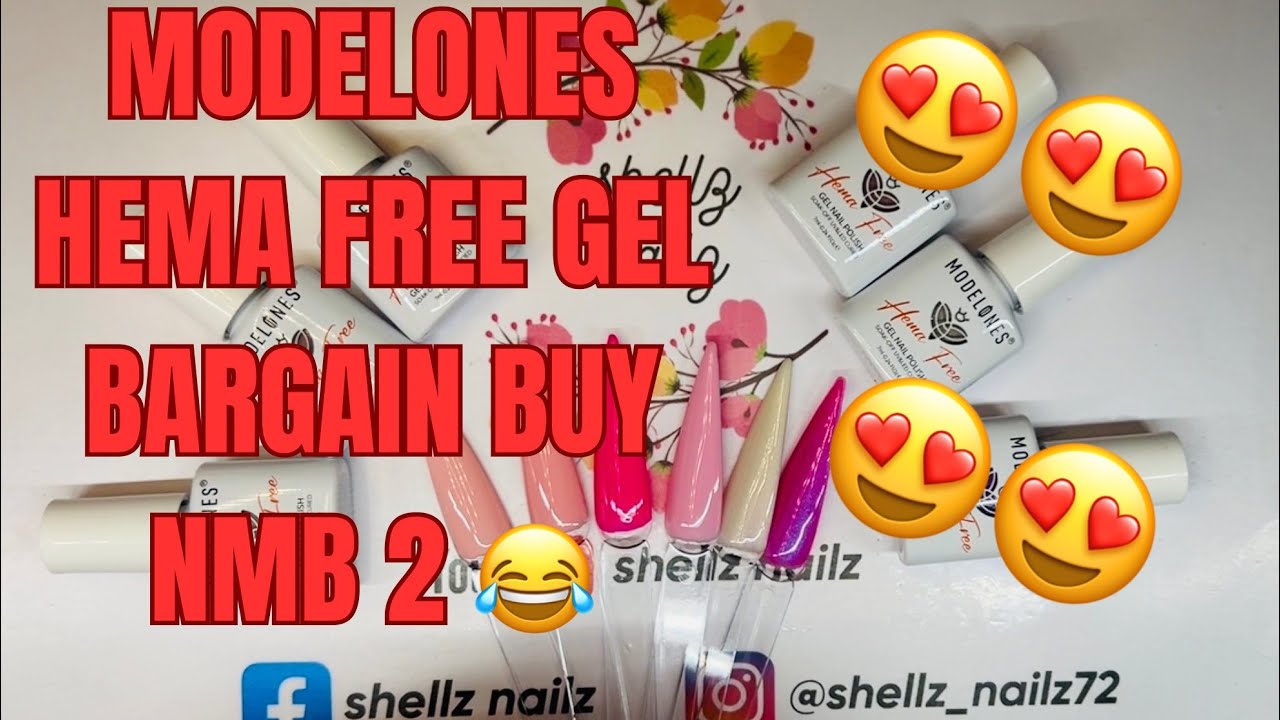 MODELONES HEMA FREE GEL | PINK PEARL SET | BARGAIN BUY NMB 2
