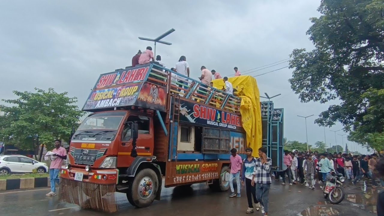 વિરપોર કોલેજ બુહારી🕺ll SHIV Laheri Band 🥁ll Vlog 🧐 ll 2025 ll Mitesh chaudhari 