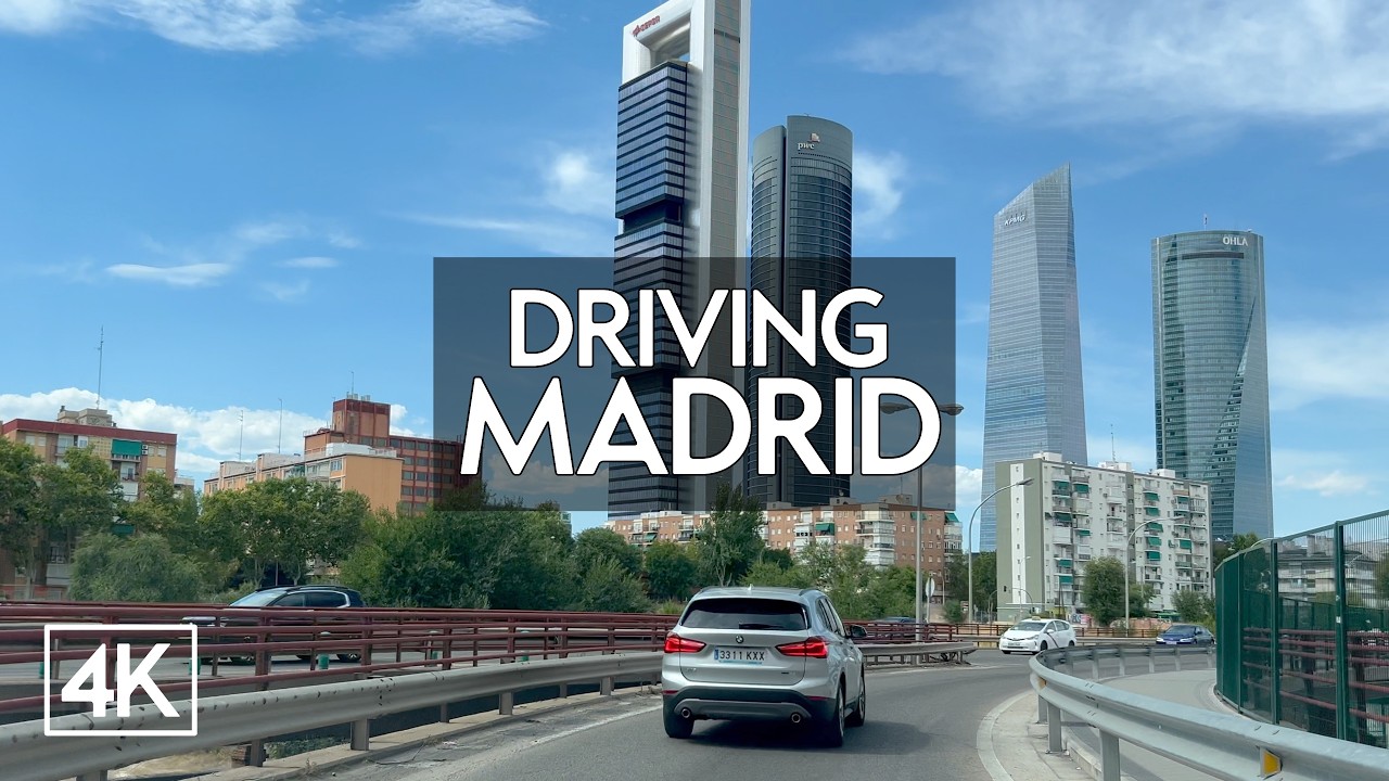 [4K] Driving Madrid | Chamartín - Castellana - Atocha - Salamanca - Chamberí - Tetuán | POV 4K HDR