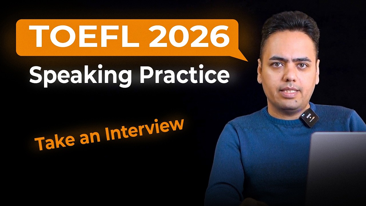 Практика устной части TOEFL 2026 | Прохождение собеседования