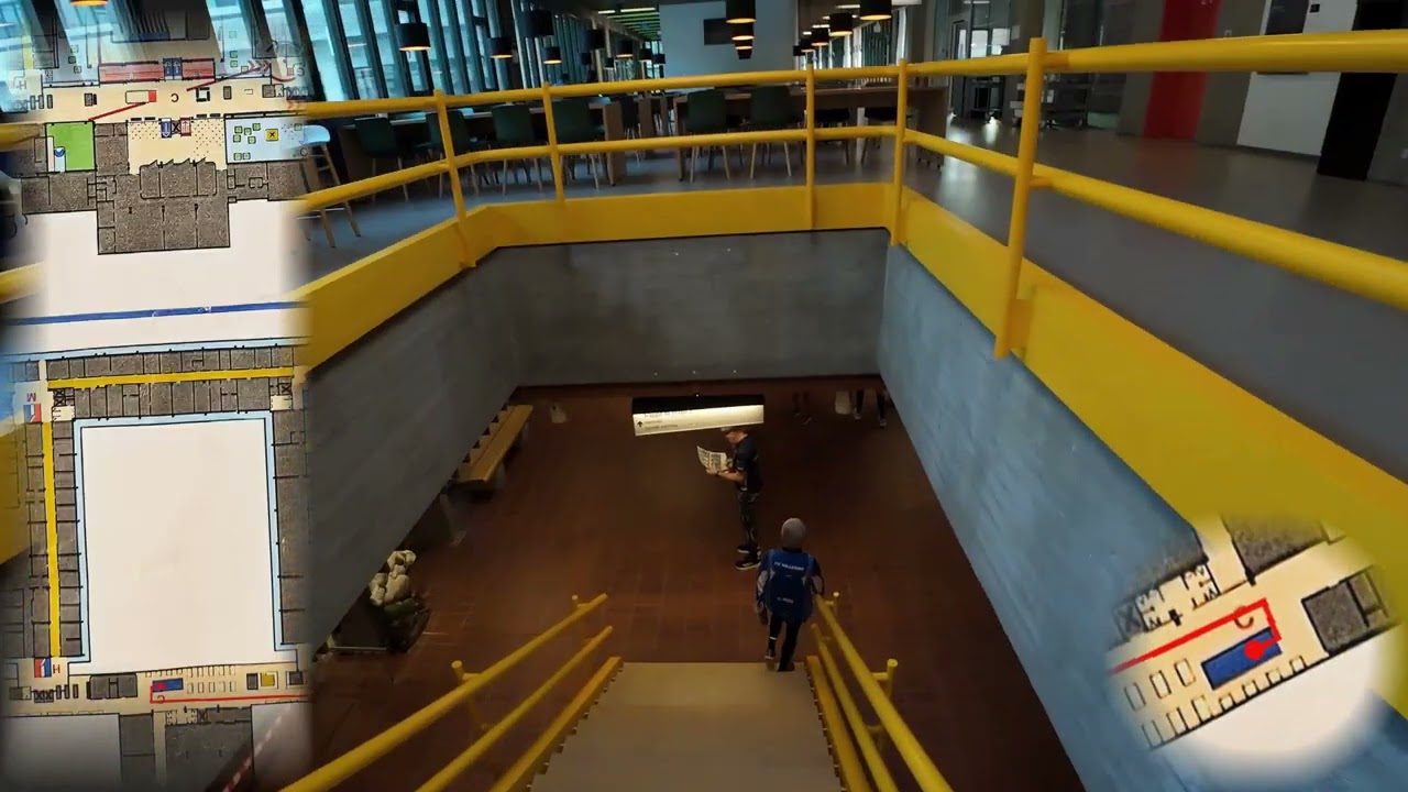 CPH Indoor Orienteering - Panum - with map tracking