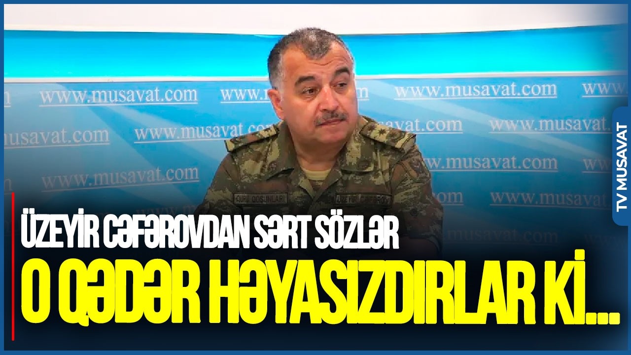 Rusiya Azərbaycanın işinə QARIŞA BİLMƏZ! O qədər HƏYASIZDIRLAR ki... - Üzeyir Cəfərovdan SƏRT SÖZLƏR