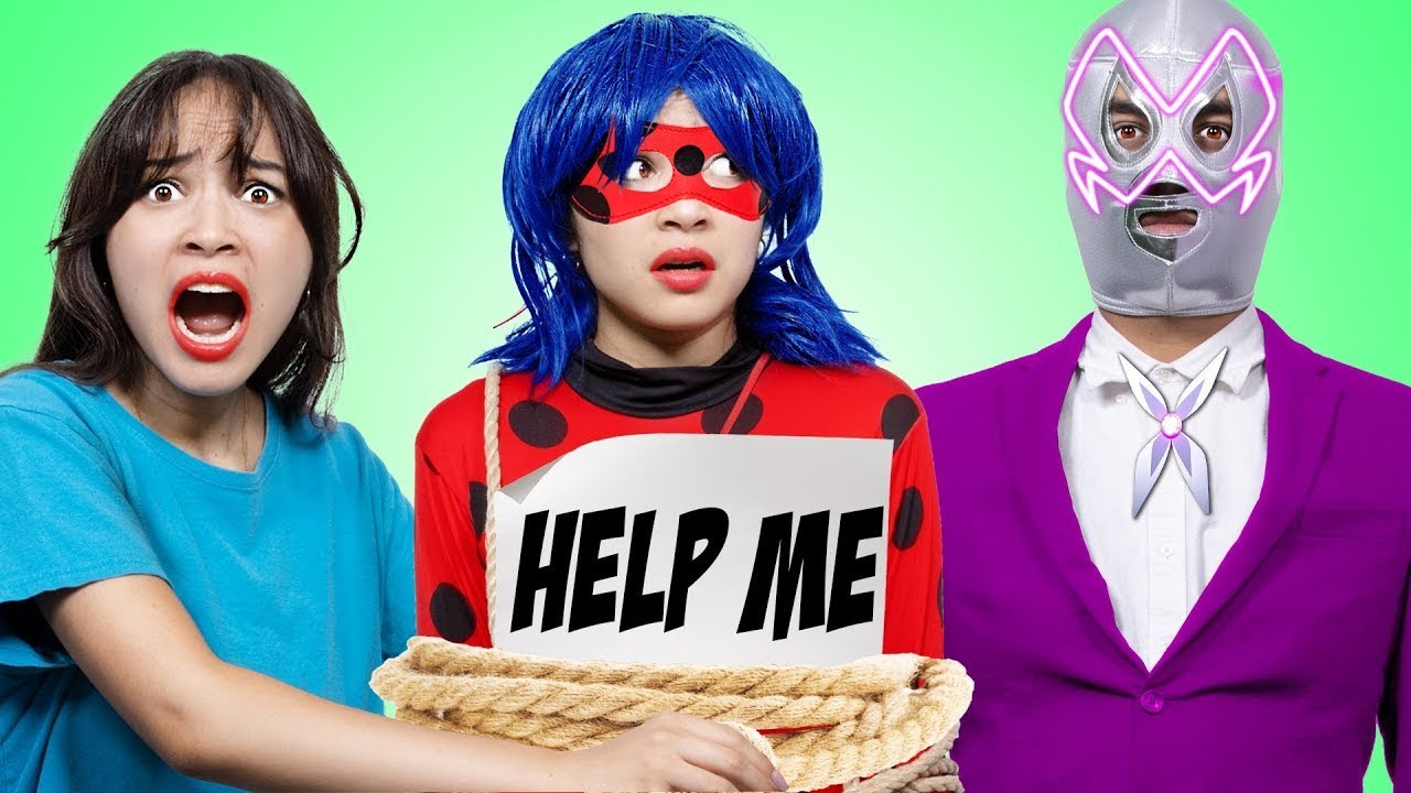 Save Miraculous Ladybug! Superhero Vs Villains | Crazy Situations & Funny  by Crafty Hacks