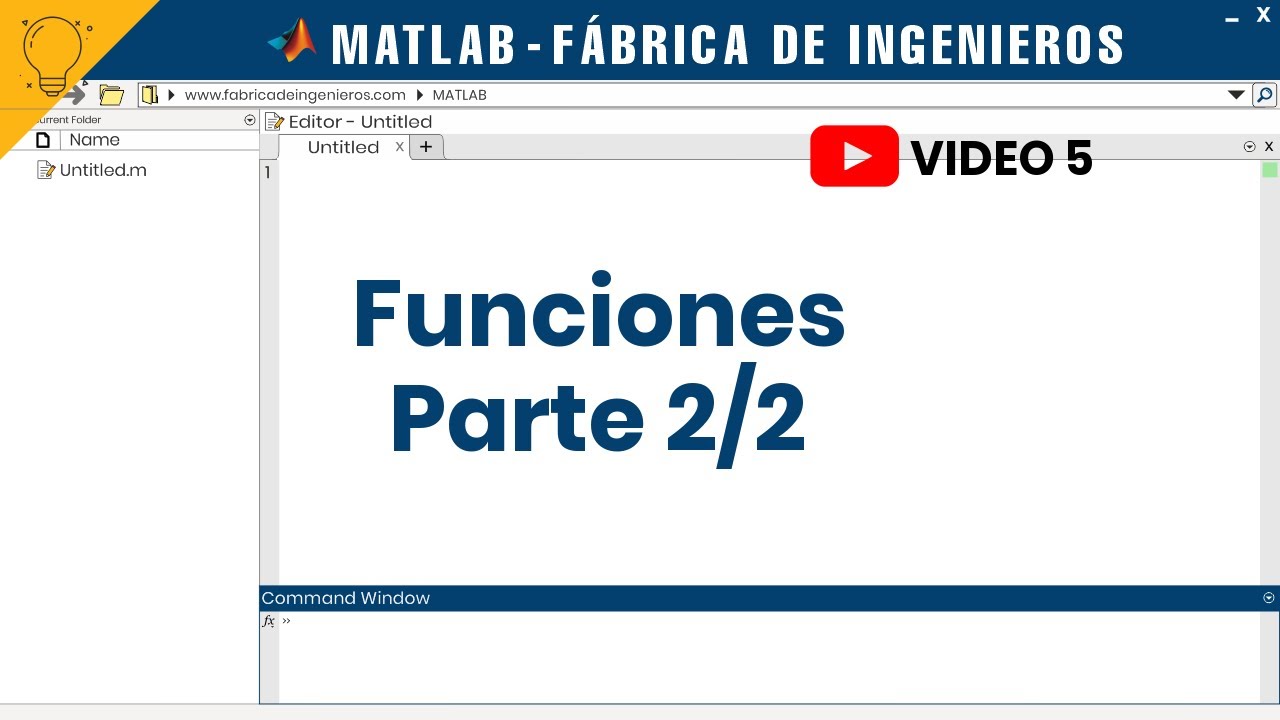 Matlab 5: Funciones(2/2) - Aprende las funciones básicas para empezar  | 💡Fábrica de Ingenieros