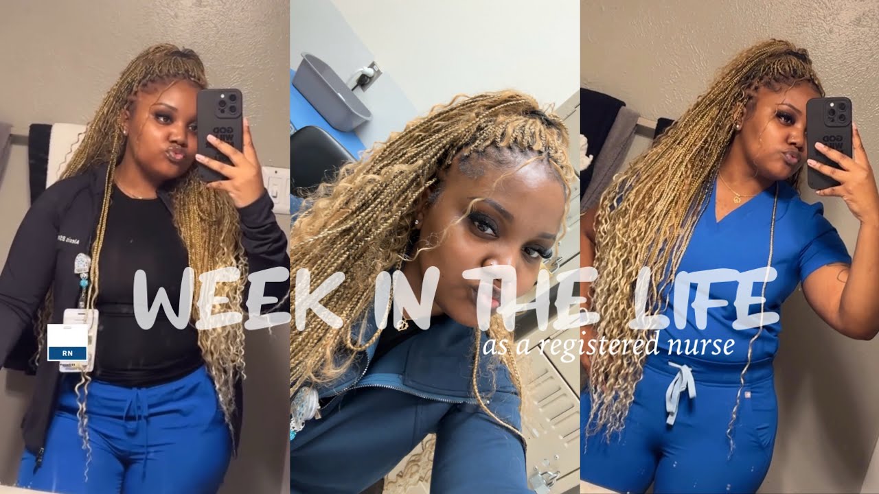WEEK IN THE LIFE OF A RN 🩺 | 5 12 Hr Night Shifts | RN-BSN DEGREE EXPERIENCE + A lot of yapping lol