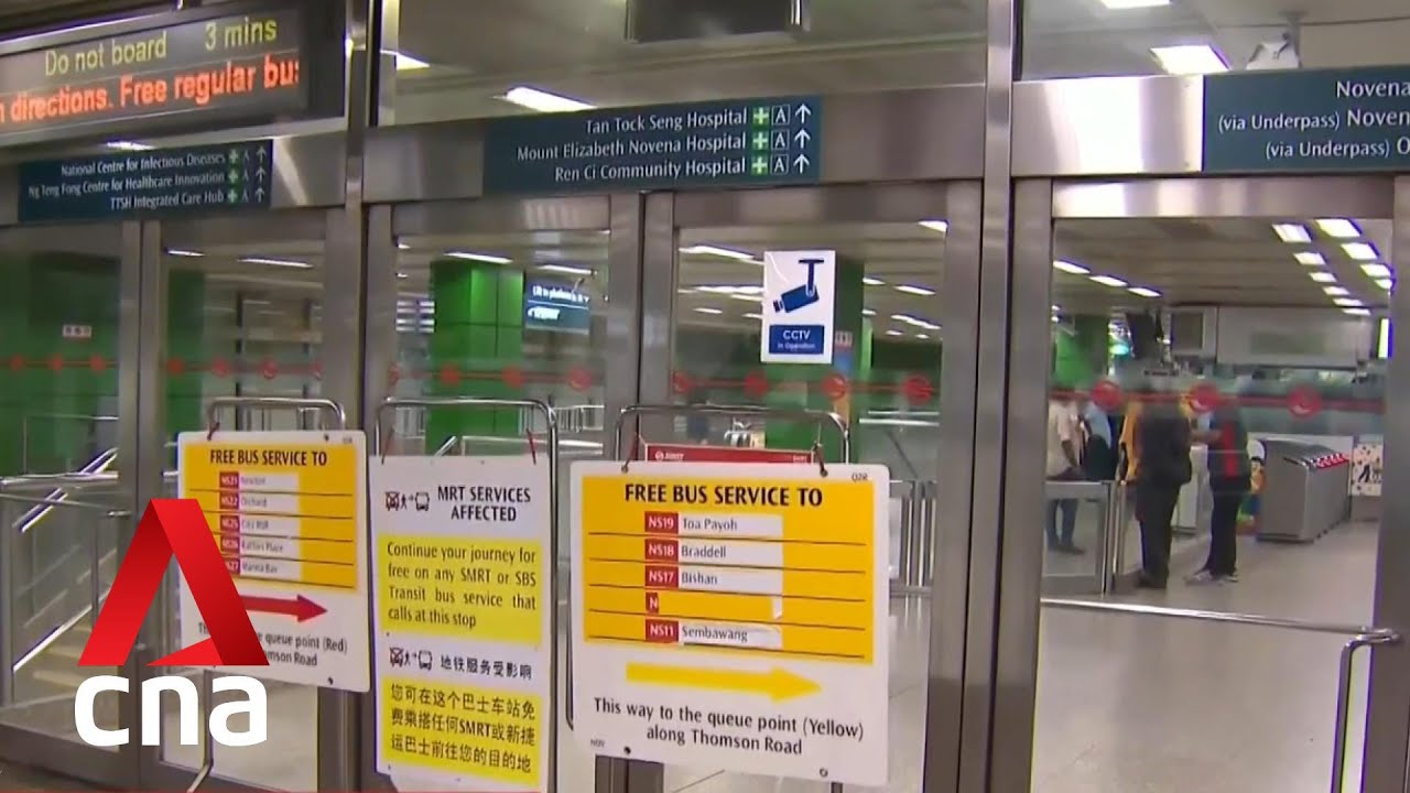 Novena MRT station shut for two hours due to smoke from motor of air handling unit