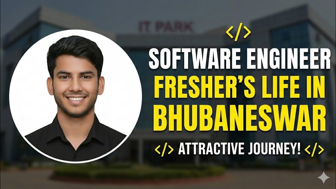 Software Engineer Fresher&rsquo;s Life in Bhubaneswar | My Day in IT Job | Odisha