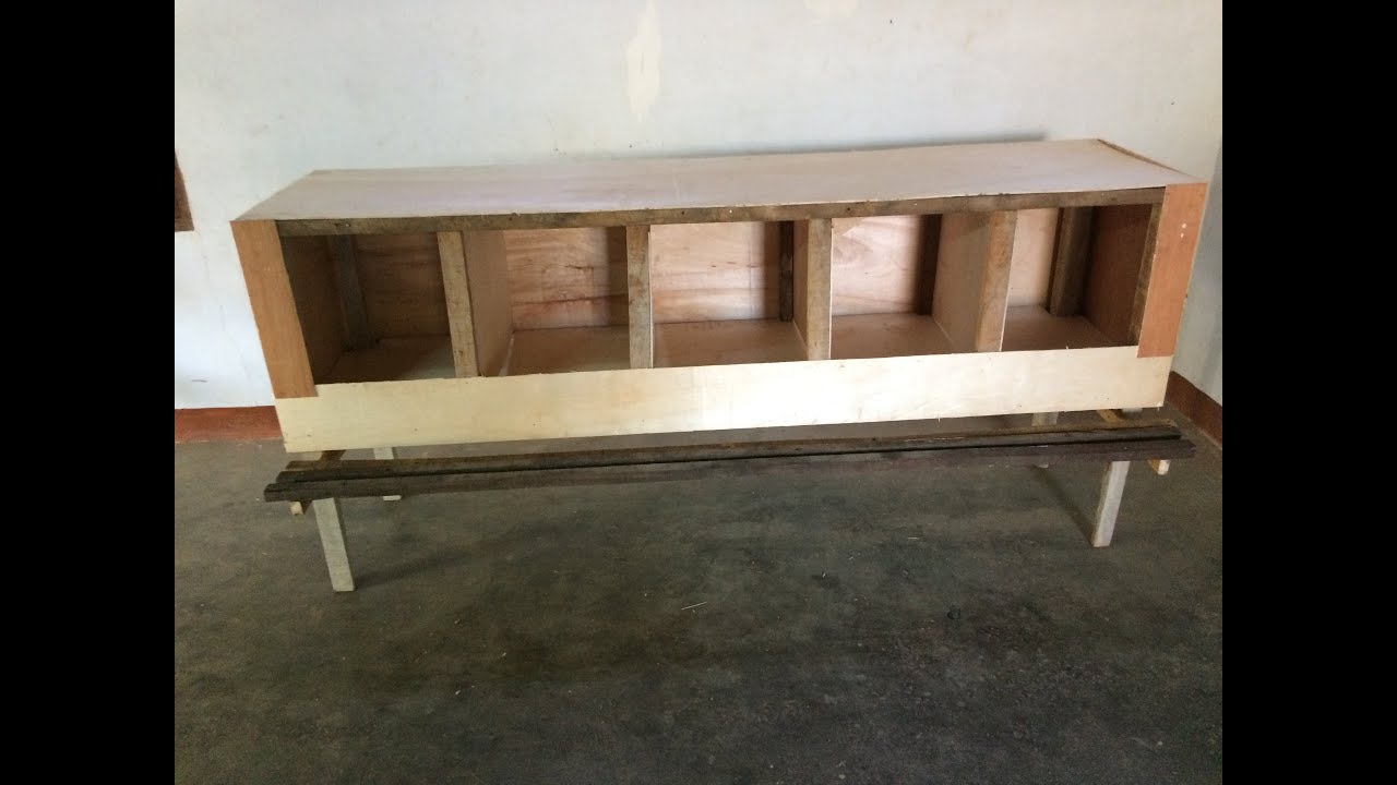 CARA MEMBUAT BOX TEMPAT BERTELUR AYAM / PETARANGAN AYAM SEDERHANA