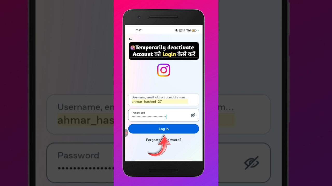 Instagram temporarily deactivate account ko activate kaise kare| Instagram account login kaise kare