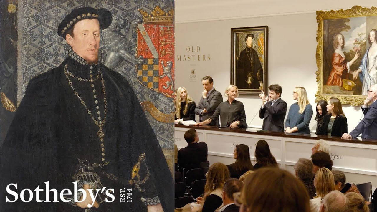 Bidding battle for Eworth Portrait Sets Auction Record | Sotheby's