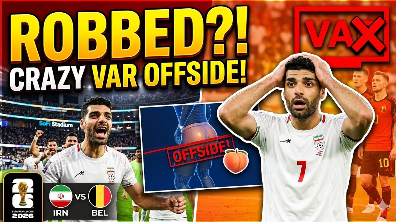 The Harshest VAR Call Ever?! 🤯 Taremi's Insane Free-Kick Disallowed! | Iran vs Belgium