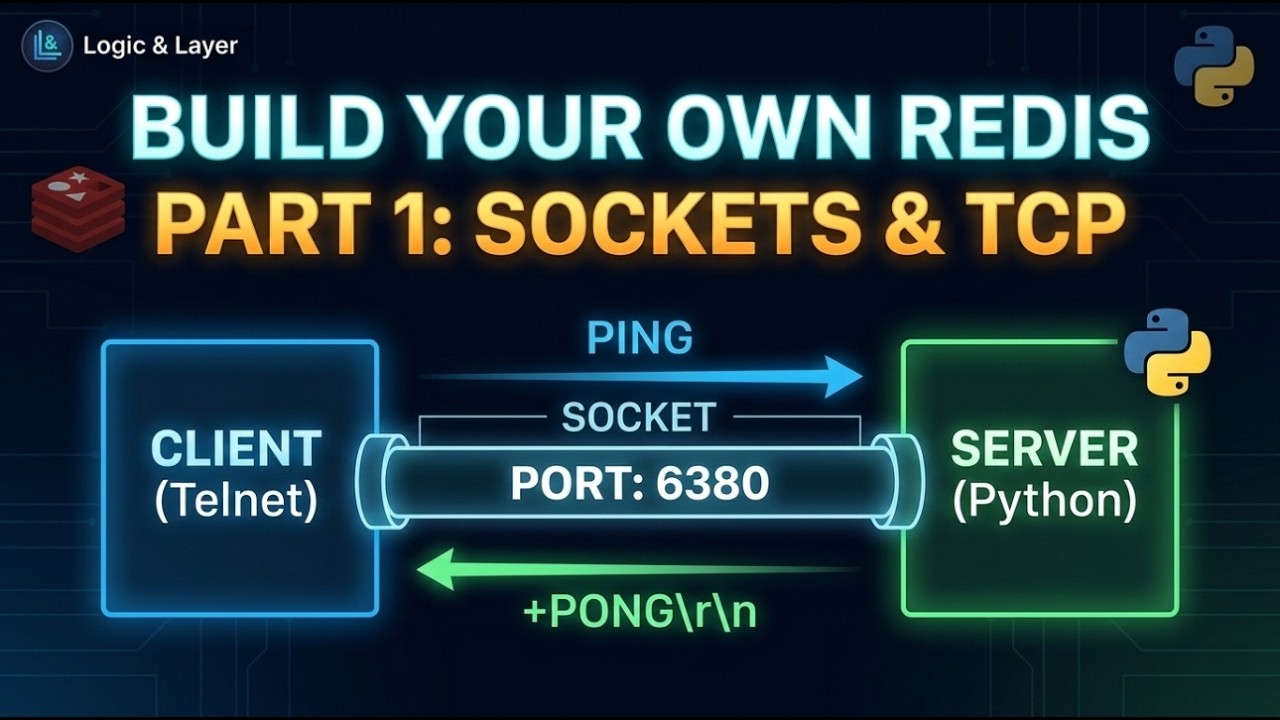 Build Your Own Redis in Python: Sockets & TCP Server (Part 1)