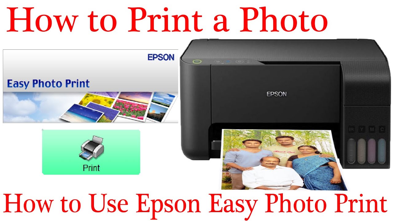 Как распечатать фотографию. Как использовать программу Epson Easy Photo Print для печати фотографий.