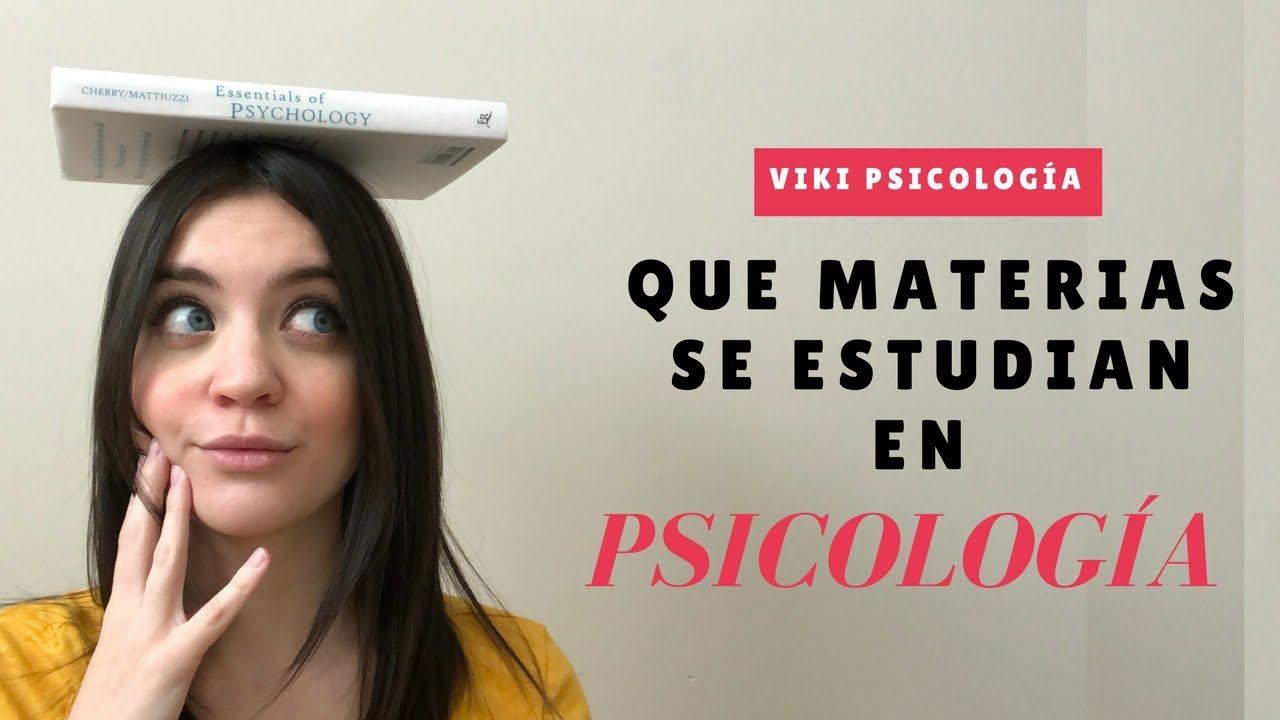 Que materias se estudian en psicologia