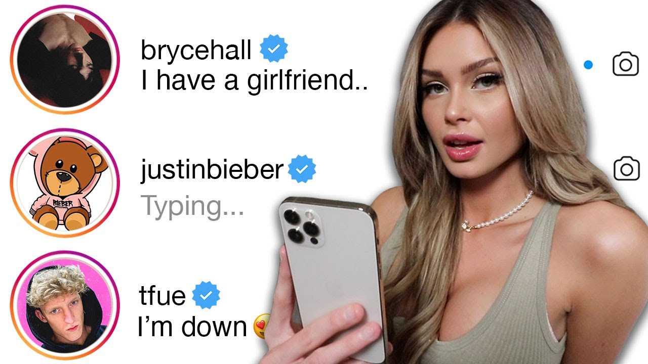 sliding into famous guys dms..