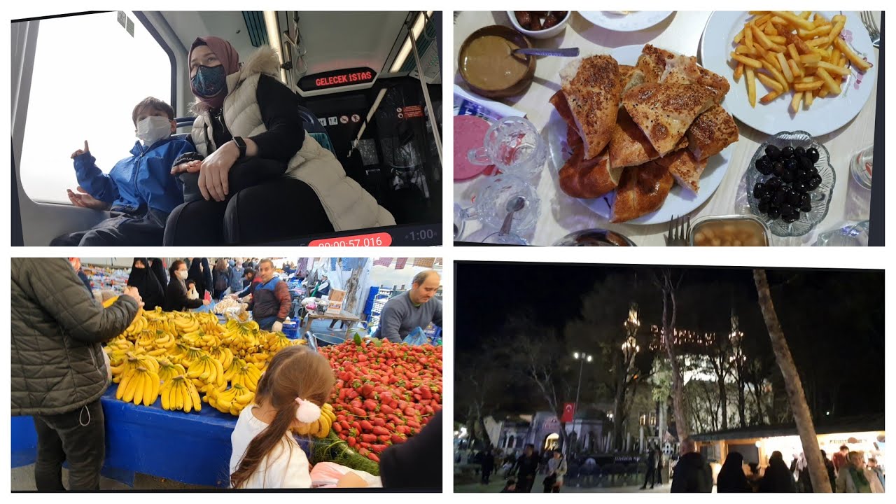 2 GÜNLÜK VLOG  IFTAR YEMEĞİNE  DAVETLİYİZ EYÜP  GEZİMİZ  PAZAR GEZMEZI