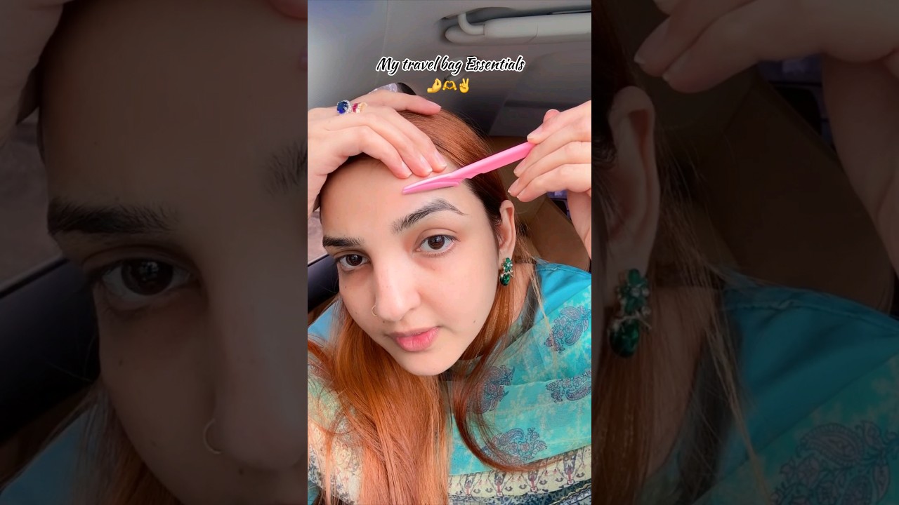 While Traveling 😬 Removing Facial Hair