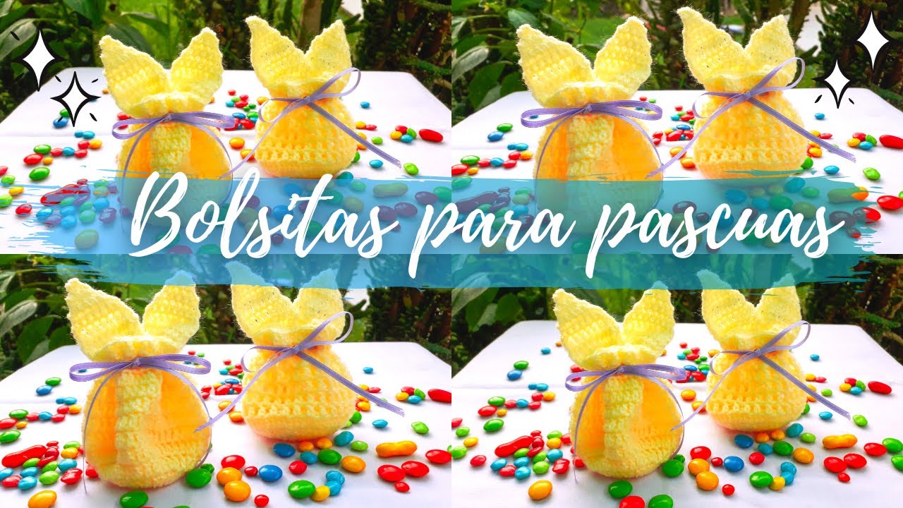 CÓMO HACER BOLSITA DE CONEJO|  IDEAL PARA REGALAR ESTAS PASCUAS 🐰