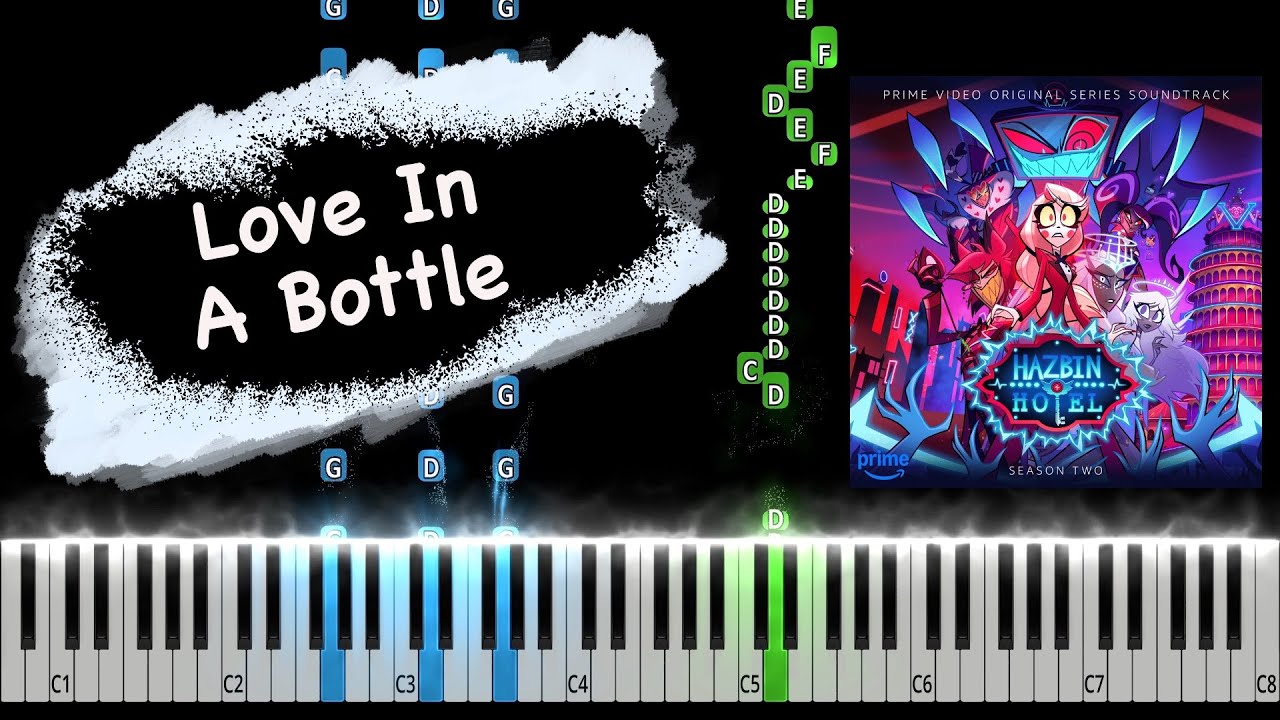 Hazbin Hotel - Love In A Bottle Piano Tutorial