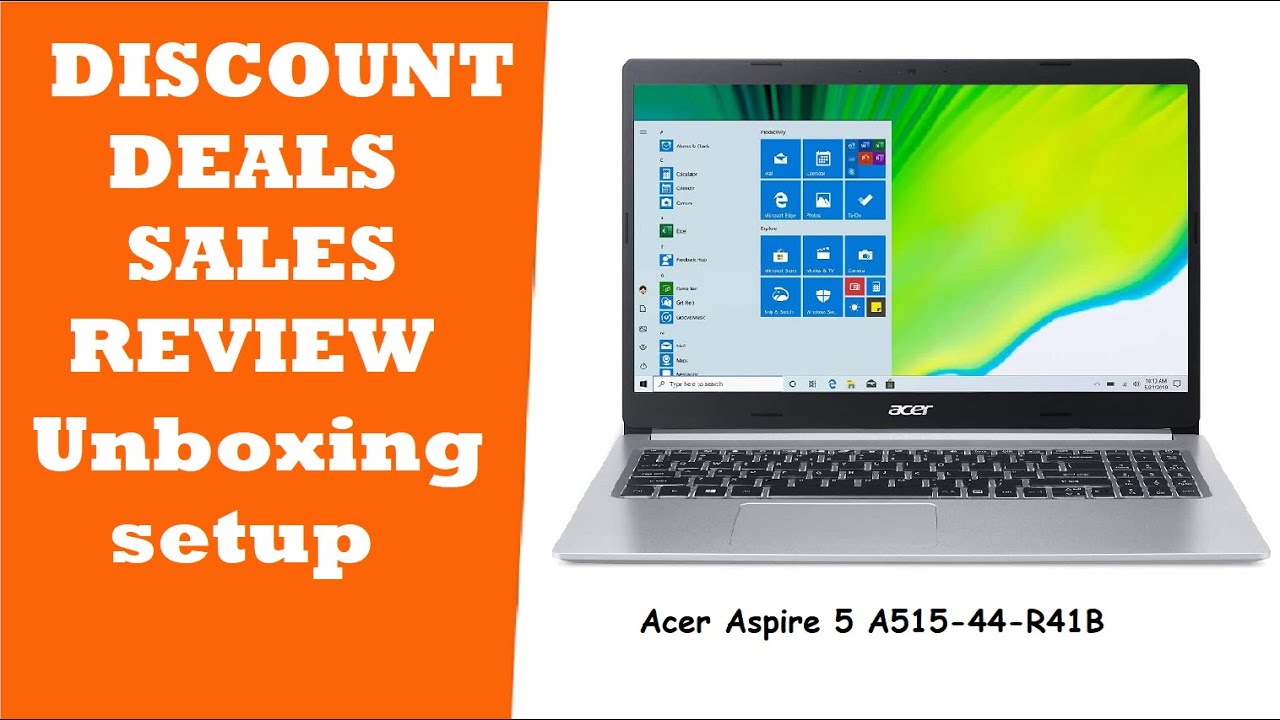 Acer Aspire 5 - A515-44-R41B UNBOXING REVIEW DEALS