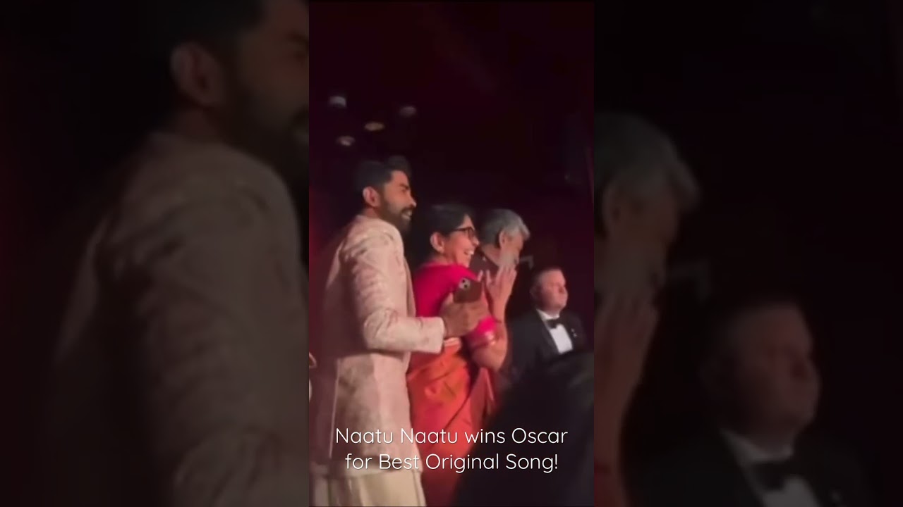 RRR’s Naatu Naatu wins Oscar for Best Original Song. 