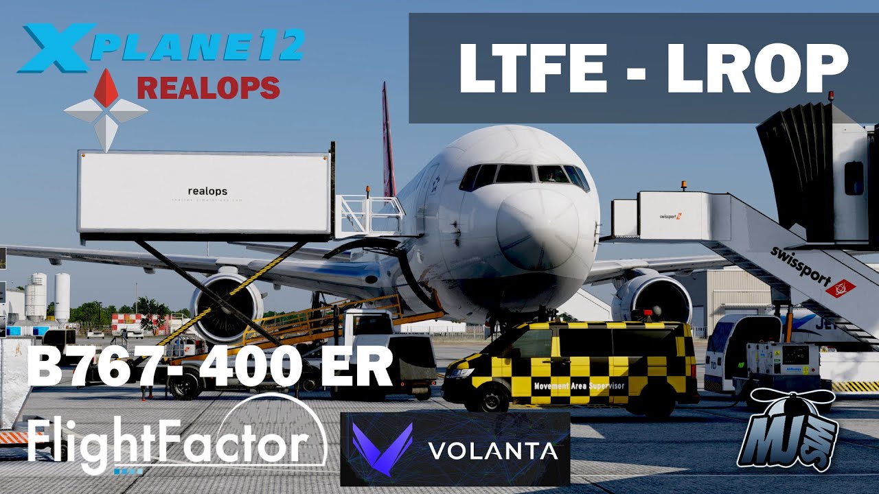 Lecimy w symulatorze X-PLANE 12 z Milas do Bucharest | B767-400ER FlightFactor #xplane12