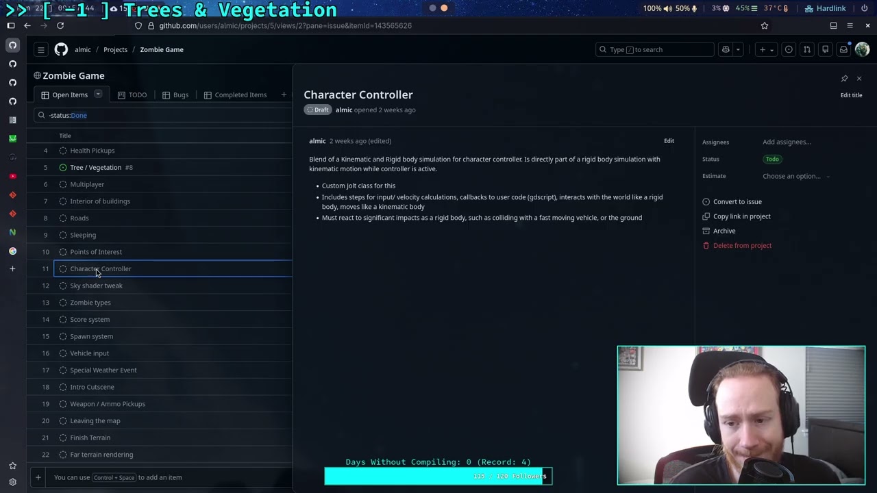 [ December 22, 2025 ] GAME DEV :: Trees & Vegetation [-1] :: Zombie Game :: Godot