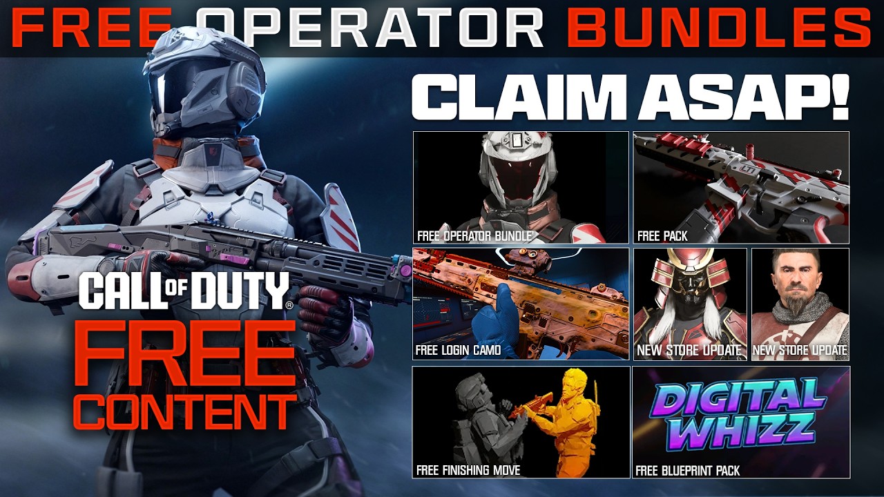 CLAIM FREE Operator Bundle Pack, Login Rewards, Camo, & MORE! (Black Ops 7 Season 2)