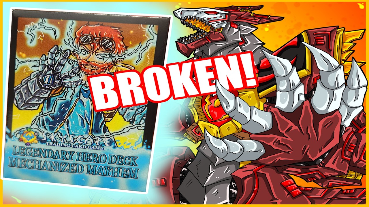 THIS DECK IS BROKEN!!! - Skyscape Legendary Hero Deck Mechanized Mayhem | Homemade TCG