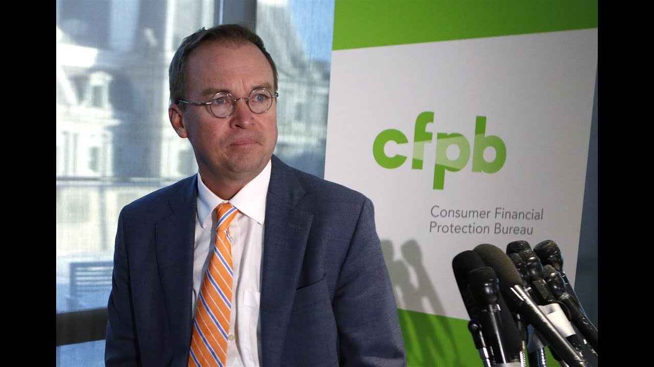 CFPB Director: Days Of Protecting Consumers 'Are Over!