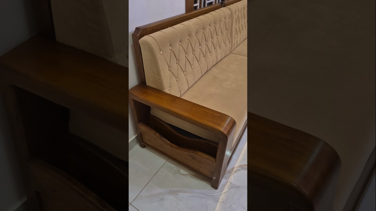 elegant design wooden sofa