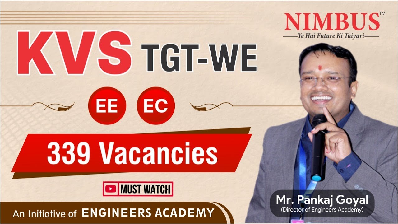 KVS TGT - WE Recruitment 2022 | KVS TGT Vacancy 2022 | Syllabus & Eligibility | Complete Information